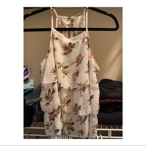 Abercrombie and Fitch floral tank top